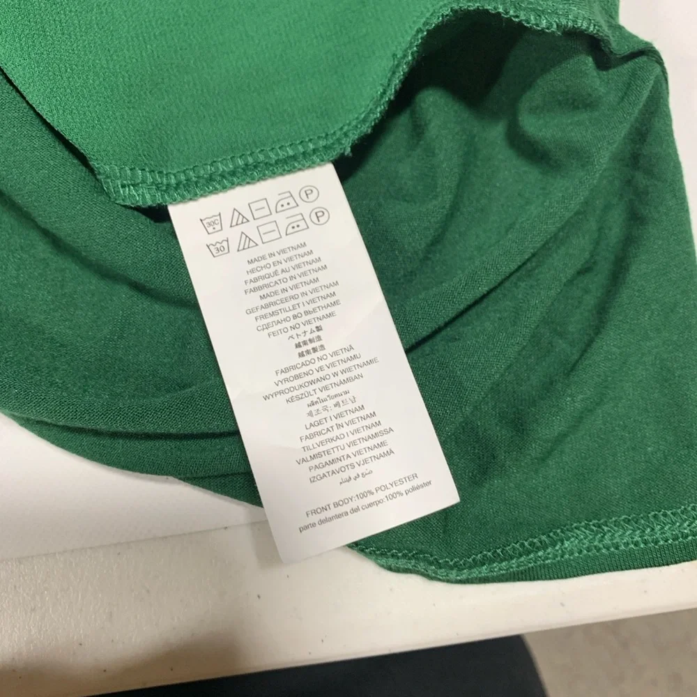 Michael Kors Women’s Top Forest Green V-Neck Tunic Size M‎ 2305